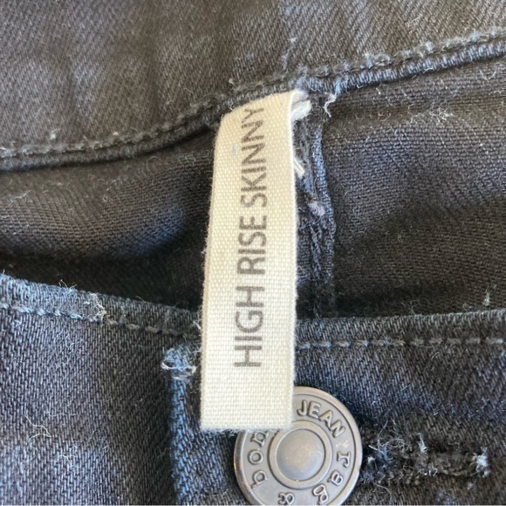 πRag & Bone high rise skinny black jeans π 27 - Picture 6 of 6